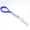 Short Bungee Dog Lead with Foam Handle - Medium/Large - Blue - 40cm