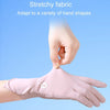 1pair Summer Thin Ice Silk Anti-Slip Sunscreen Sport Riding Finger Gloves, Size: One Size(Pink)