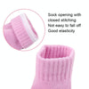 Massage Five-finger Socks Thickened Open-toed Socks, Color: White