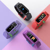 S90 Sleep Monitoring Bluetooth Sports Pedometer Smart Bracelet(Blue)