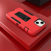 For iPhone 13 mini Magnetic Holder Phone Case (Red + Black)