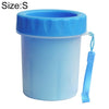 Silicone Paw Cleaner Cup - Small (Blue) - Dog & Cat