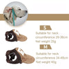 Dog Sun Hat, Coffee, M (34-48cm Neck) - UV Protection