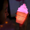 3 PCS Cartoon Ice Cream Night Light Children Room LED Light(White)