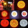 2 PCS Motorcycle LED Signal Steering Lamp For Dyna(White Light 1156 Without Lampshade)