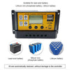20A 12V/24V Simple Solar Controller Light Time Control Solar Panel Regulator Controller With USB