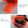 1 Pair Children Roller Skates Accessories Adjustable Three-color Luminous Wheel(Blue)