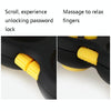 3 PCS Decompression Handle Toys Novelty Finger Sports Handle Toy, Colour: Full Black (with Color Box Lanyard)