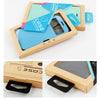 50 PCS Kraft Paper Phone Case Leather Case Packaging Box, Size: S 4.7 Inch(Yellow)