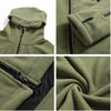 Fleece Warm Men Thermal Breathable Hooded Coat, Size:L (Brown)