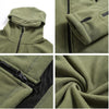 Fleece Warm Men Thermal Breathable Hooded Coat, Size:XL (Green)