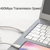 ROMOSS CB251N 66W 8 Pin + USB-C/Type-C + Micro USB 3 In 1 Charging Data Cable (1.2m)