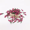 10 PCS 1:12 Mini House Toy Simulation Eggplant Vegetable Kitchen Decoration(Purple)