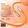 WK WDC-17 PD 20W USB-C/Type-C to 8 Pin Silicone Data Cable, Length: 1.2m(Blue)
