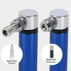 Bicycle Basketball Football Mini Portable High Pressure Inflator(Blue)