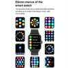 DT102 1.9-Inch Heart Rate/Blood Oxygen Monitoring Bluetooth Call Watch With NFC Function, Color: Black