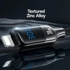 USAMS SJ741 30W USB-C / Type-C to 8 Pin Zinc Alloy Digital Display Fast Data Cable, Length: 1.2m(Titanium)