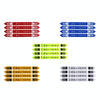 5sets Car Opening Door Anti-Collision Safety Warning Reflector(Diamond Blue)