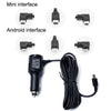2PCS JY-032 USB Plug Digital Display Fast Charge Car Charger, Style: 3.5A + QC3.0(Mini Left Bend)