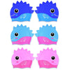 HAIZID Cute Cartoon Waterproof Silicone Children Swimming Cap(Fish Scales Rose Red Pink)