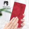 For Redmi K70 Ultra 5G Global Skin-feel Embossed Leather Phone Case(Red)