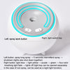 X-H05 250 ml Water Tank Small Humidifier USB Plug-in Sprayers With Night Light(White)