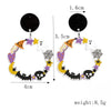 Halloween Acrylic Earrings Personality Festive Jewelry, Style: E000168 Star