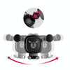 Big Eyes Pattern Gravity Cartoon Air Vent Car Mount Phone Holder(Black)