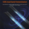 009 200m HD Video Transmitter Receiver WIFI 5.8 Wireless Display Dongle Adapter(US Plug)