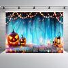 1.25x0.8m Holiday Party Photography Background Halloween Decoration Hanging Cloth, Style: WS-155