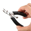 HSD HS-101C 4 inch 45 Degree Dending Mouth Mini Palm Toothless Fishing Plier Curved Nose Plier Handmade Plier