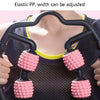 Foam Shaft Muscle Massage Roller Yoga Roller Fitness Supplies(Water-drop Type Cherry Pink)
