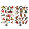 1set Christmas Day Cartoon Illustration Kids Toy Stickers, Size: 148x210mm(Random Style Delivery)