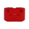 PULUZ Shockproof Anti-scratch Silicone Case with Neck Strap For DJI Neo / Mini 3 / 3 Pro / Mavic 3 / Air 2S / Mini 2 RC-N2 / RC-N1 / RC-N3 Remote Control(Red)