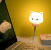 Cartoon USB Power Mini Night Light, Style: Remote Control Version(Snowman)