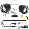 YEEZE A1 Multimedia USB2.0 Desktop Speaker Mini Computer Notebook Speaker(Electroplated White)