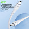 DUZZONA A11 PD65W 480Mbps Type-C to Type-C Fast Charging Cable, Length:1m(White)