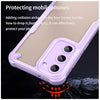For Samsung Galaxy S23 5G Armor Glaze PC Hybrid TPU Phone Case(Purple)