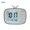 G179 Retro TV Alarm Clock Student Dormitory Bed Electronic Clock(Black English Version)