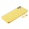 iPhone 11 Back Cover Replacement Yellow - SIM Tray & Lens
