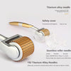 2 PCS ZGTS192 Titanium Alloy Microneedle Facial Repair Nano Roller Instrument, Specification:1.0MM