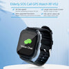 RF-V52-A 1.85 inch Screen GPS Smart Tracker WatchBand Support SOS Call / Health Monitoring For Asia / Europe / Africa / Australia(Black)