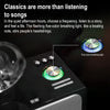 SOAIY Retro Subwoofer Bluetooth Speaker Wireless Mini Radio(Black)
