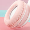 B39 Macaron Wireless Bluetooth Headset Foldable Gaming Headset Support TF Card(Cherry Pink)