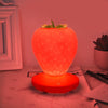Creative Home LED Silicone Strawberry Night Light USB Rechargeable Bedside Decoration Atmosphere Light(Red)