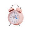 Student Cute Style Bell Alarm Clock Bedside Mute Clock With Light Specification Y33 3 Inch (Pink)