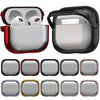 For AirPods 4 TPU Hybrid PC Case with Holder(Purple)