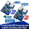 MP3 Lossless Decoder Board Decoder TF Card USB Flash Drive MP3 Decoding Player Module With Amplifier, Interface: Micro