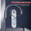 V28 Bluetooth Headset Hanging Ear Digital Display Single Ear Voice Control Earphone(Black)