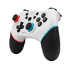For Nintendo Switch Pro Wireless Bluetooth Handle with Macro Programming & Somatosensory Wake-up(White Red Blue)